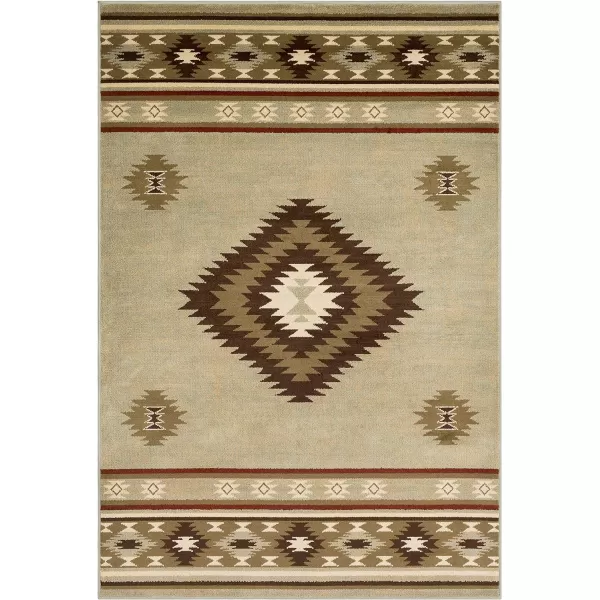 Artistic Weavers Celtia Area Rug 53 x 79 Charcoal and Dark Gray53 x 79 Olive and Dark Brown
