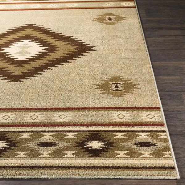 Artistic Weavers Celtia Area Rug 53 x 79 Charcoal and Dark Gray53 x 79 Olive and Dark Brown