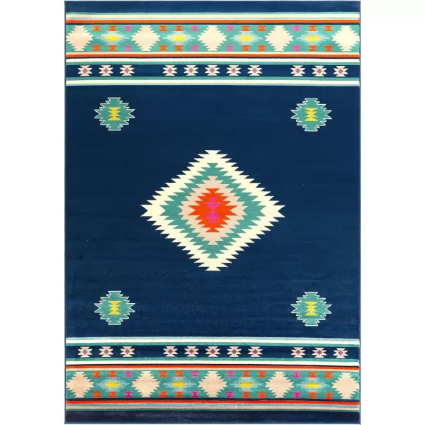 Artistic Weavers Celtia Area Rug 53 x 79 Charcoal and Dark Gray710 x 112 Navy and Aqua