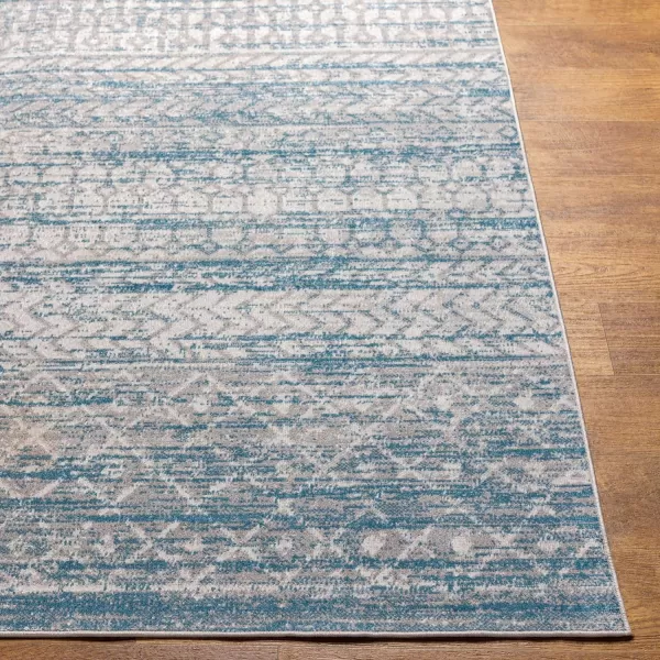 Artistic Weavers Chester Boho Moroccan Washable Area Rug 53 x 7 Light Grey27 x 73 NavyMulti