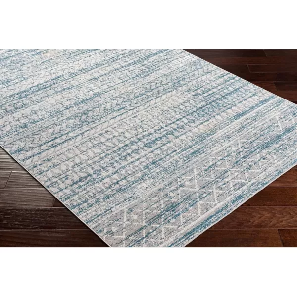 Artistic Weavers Chester Boho Moroccan Washable Area Rug 53 x 7 Light Grey27 x 73 NavyMulti