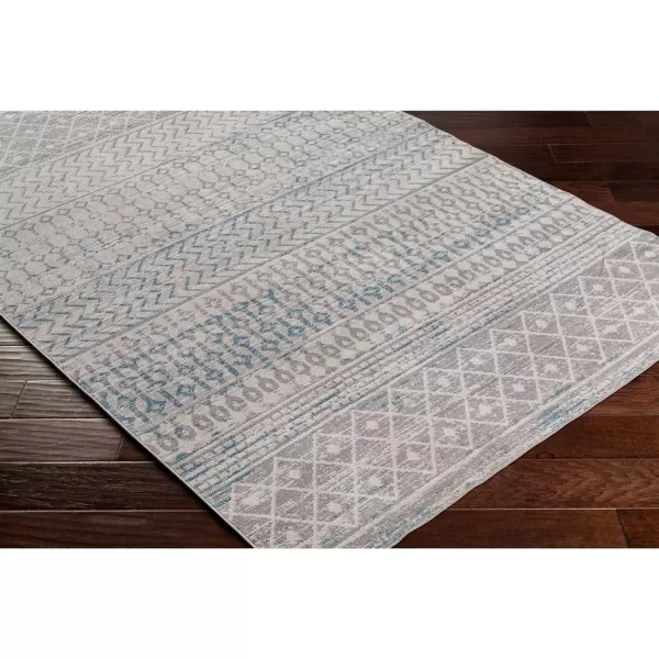 Artistic Weavers Chester Boho Moroccan Washable Area Rug 53 x 7 Light Grey53 x 7 Light Grey