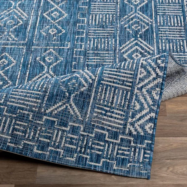 Artistic Weavers Christian Bohemian Outdoor Area Rug53 x 77Denim2 x 211 Denim