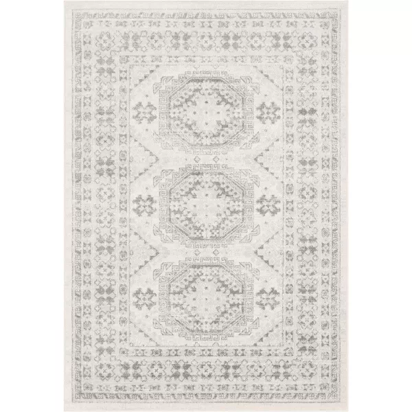 Artistic Weavers Clarie Area Rug 53 Round GrayGrey 5 ft 3 in x 7 ft 3 in