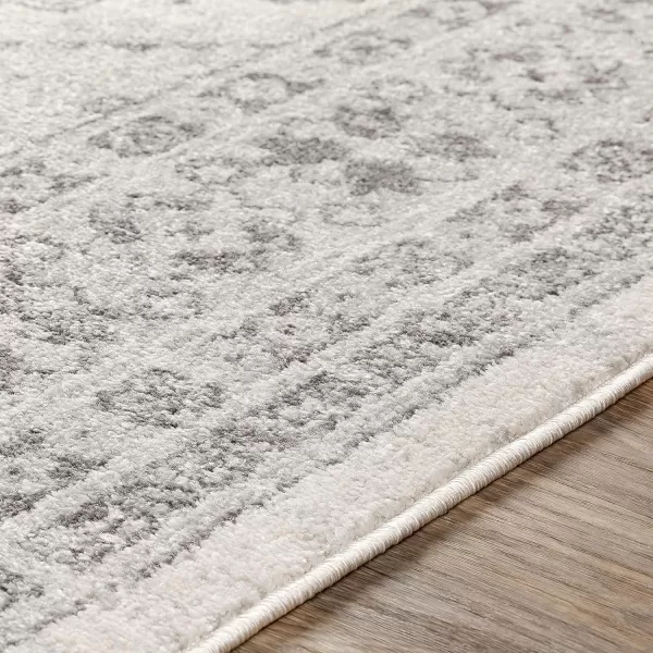 Artistic Weavers Clarie Area Rug 53 Round GrayGrey 7 ft 10 in