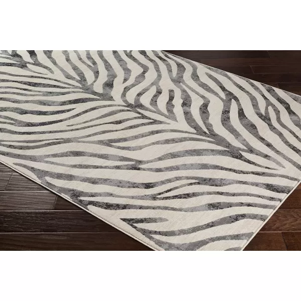 Artistic Weavers Clemence Area Rug 53 x 73 BlackBeige2 x 3 Black  Beige