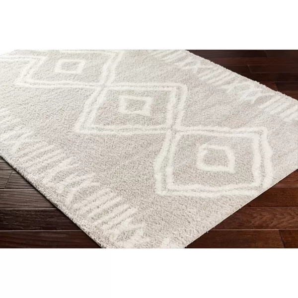 Artistic Weavers Cloudy Shag Bohemian Global Area Rug53 x 7CreamCream 53 x 7