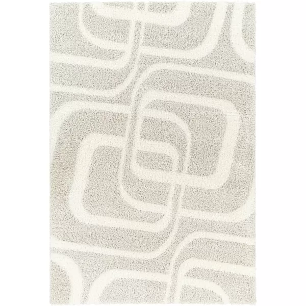 Artistic Weavers Cloudy Shag Modern Area Rug 53 x 7 Medium GrayWhiteLight Grey 53 x 7