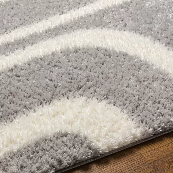 Artistic Weavers Cloudy Shag Modern Area Rug 53 x 7 Medium GrayWhiteMedium GrayWhite 53 x 7