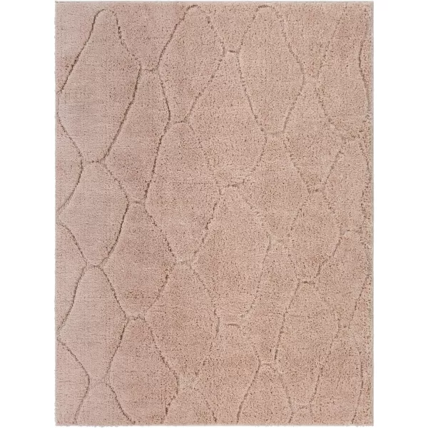 Artistic Weavers Coralie Modern Shag Area Rug 53 x 73 BlushArtistic Weavers Coralie Modern Shag Area Rug 53 x 73 Blush