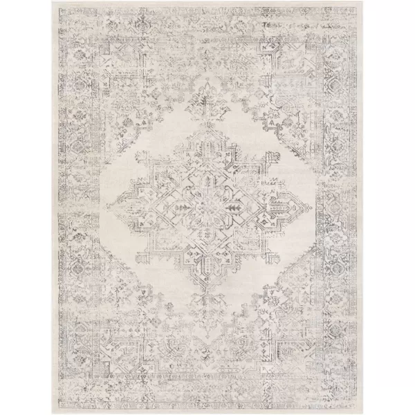 Artistic Weavers Dallas Vintage Medallion Area Rug1110 x 15White2 x 3 White