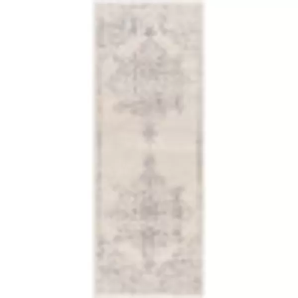 Artistic Weavers Dallas Vintage Medallion Area Rug1110 x 15White27 x 73 White