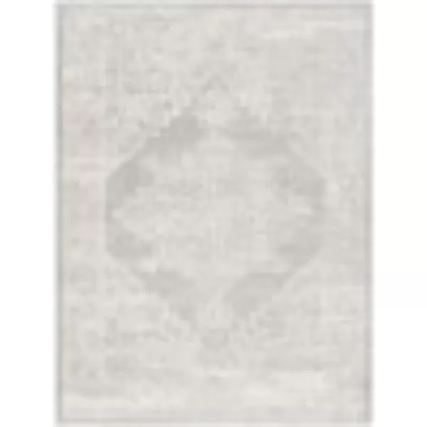 Artistic Weavers Dallas Vintage Medallion Area Rug1110 x 15White53 x 71 Light Gray