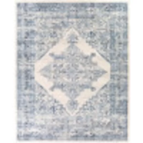 Artistic Weavers Dallas Vintage Medallion Area Rug1110 x 15White710 x 10 WhiteDark Blue