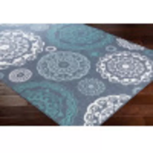 Artistic Weavers Danae Medallion Outdoor Area Rug810 SquareTealDenimDenim 25 x 45