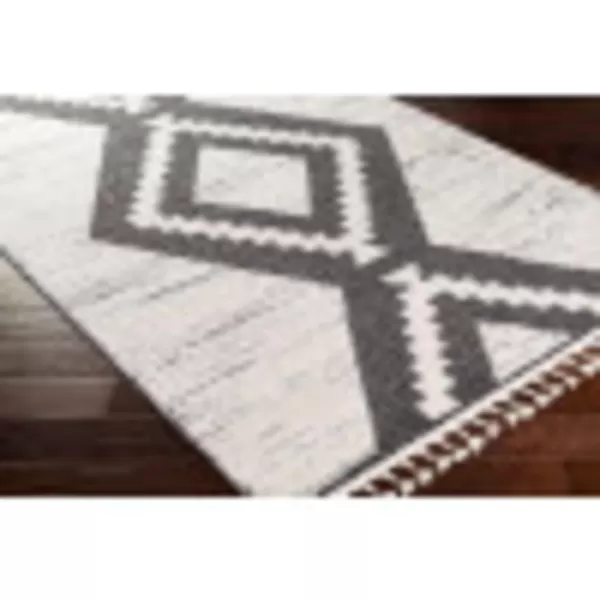 Artistic Weavers Danton Geometric High Low Area Rug 53 x 7 BlackCream53 x 7