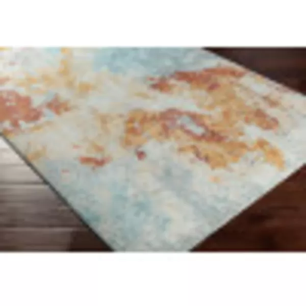 Artistic Weavers Danu Outdoor Modern Abstract Area Rug 53 x 73 NavyPale Blue611 x 9 Burnt OrangePale Blue