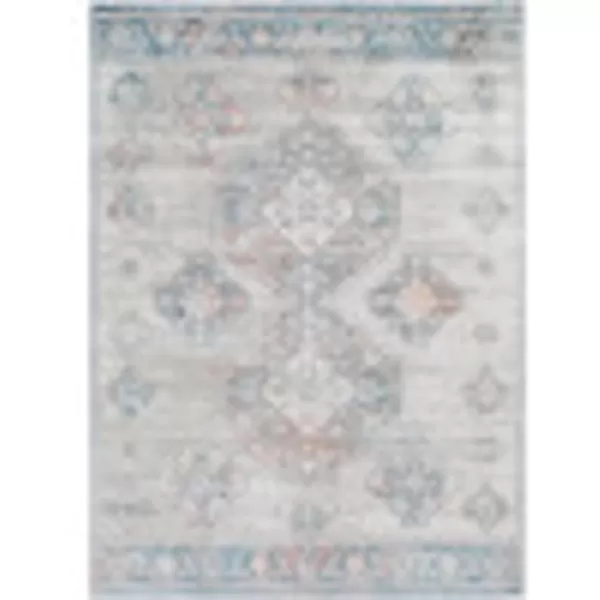 Artistic Weavers Davida Traditional Vintage Area Rug 53 x 7 Denim53 x 7 Light Gray