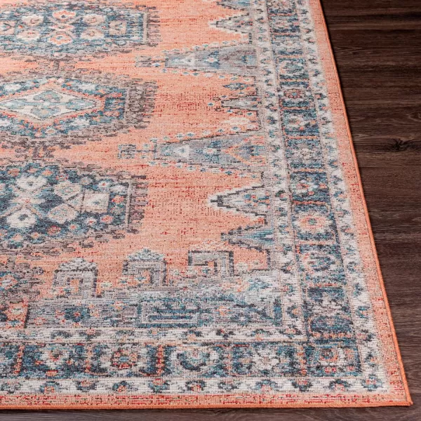 Artistic Weavers Daytona Beach Vintage Outdoor Area Rug53 x 7Blue53 x 7 Burnt Orange