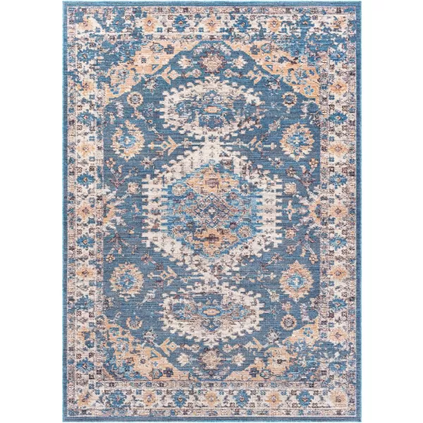 Artistic Weavers Daytona Beach Vintage Outdoor Area Rug53 x 7Red53 x 7 Blue