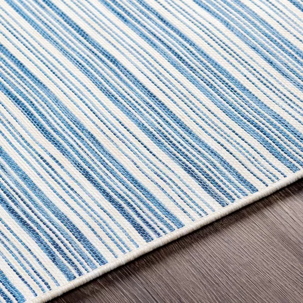 Artistic Weavers Decker Striped Outdoor Area Rug 53 x 73 DenimArtistic Weavers Decker Striped Outdoor Area Rug 53 x 73 Denim