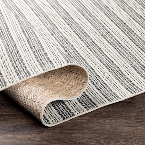 Artistic Weavers Decker Striped Outdoor Area Rug 53 x 73 Medium GrayArtistic Weavers Decker Striped Outdoor Area Rug 53 x 73 Medium Gray