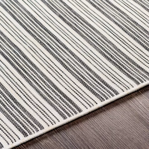 Artistic Weavers Decker Striped Outdoor Area Rug 53 x 73 Medium GrayArtistic Weavers Decker Striped Outdoor Area Rug 53 x 73 Medium Gray