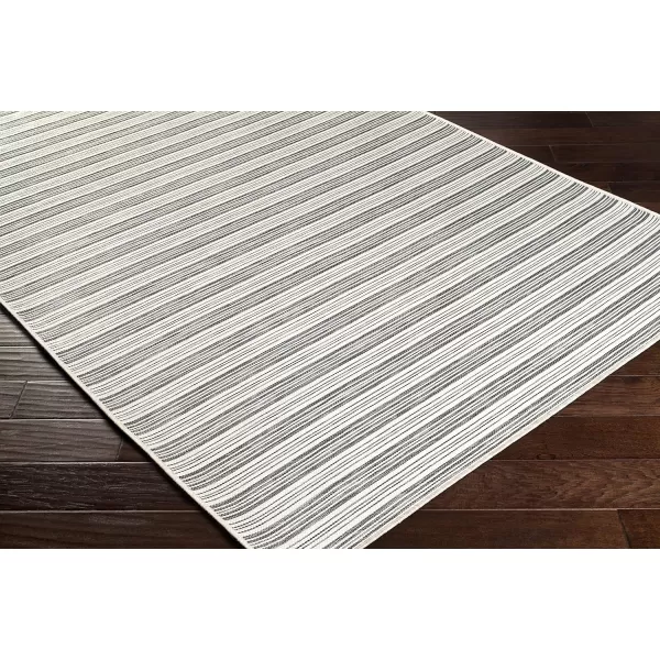 Artistic Weavers Decker Striped Outdoor Area Rug 53 x 73 Medium GrayArtistic Weavers Decker Striped Outdoor Area Rug 53 x 73 Medium Gray