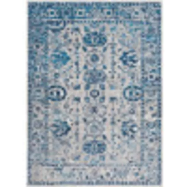 Artistic Weavers Deka Vintage Oriental Area Rug 67 Square Navy311 x 57 Navy