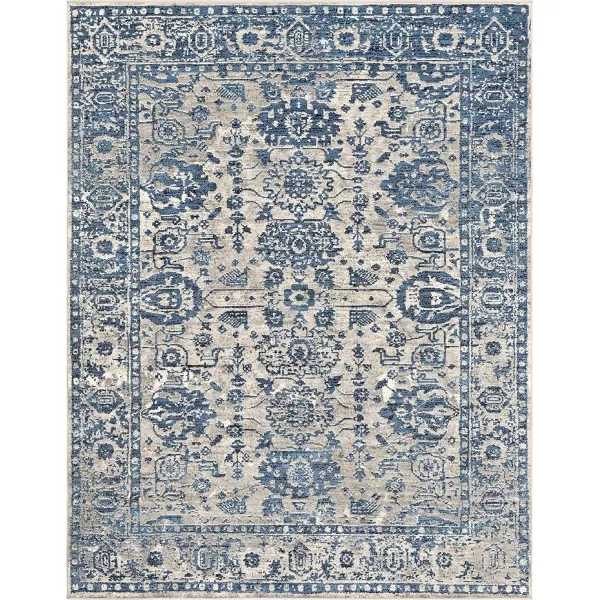 Artistic Weavers Deka Vintage Oriental Area Rug 67 Square Navy710 x 103 Navy