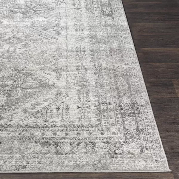 Artistic Weavers Desta Vintage Oriental Area Rug67 SquareBlueWhite27 x 14 Charcoal