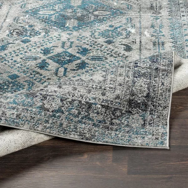 Artistic Weavers Desta Vintage Oriental Area Rug67 SquareBlueWhite27 x 16 BlueGrey
