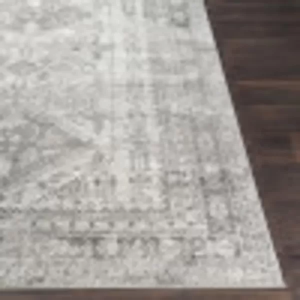 Artistic Weavers Desta Vintage Oriental Area Rug67 SquareBlueWhite27 x 73 Charcoal