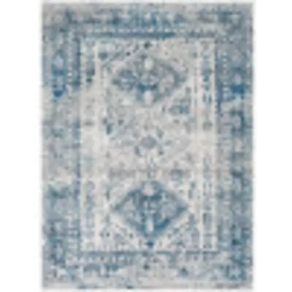 Artistic Weavers Desta Vintage Oriental Area Rug67 SquareBlueWhite311 x 57 BlueWhite