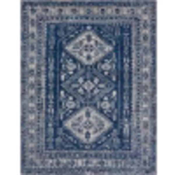 Artistic Weavers Desta Vintage Oriental Area Rug67 SquareBlueWhite710 x 102 Navy