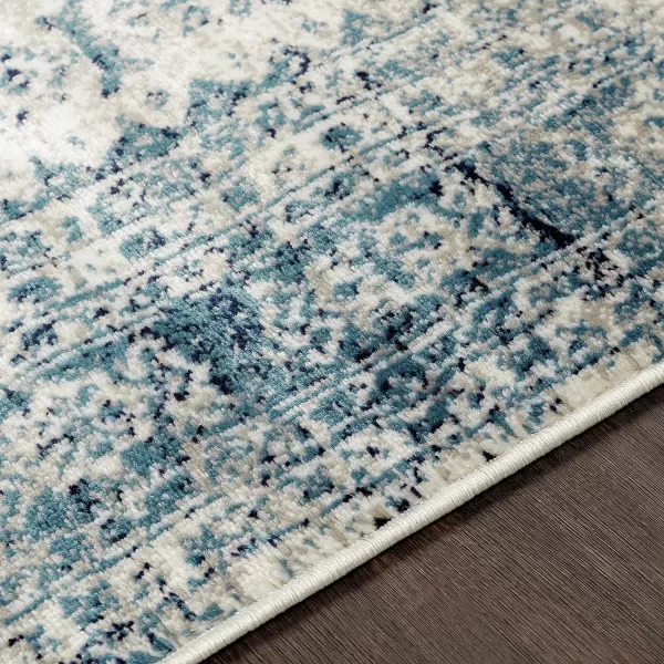 Artistic Weavers Desta Vintage Oriental Area Rug67 SquareBlueWhite810 x 12 BlueWhite