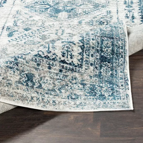 Artistic Weavers Desta Vintage Oriental Area Rug67 SquareBlueWhite810 x 12 BlueWhite