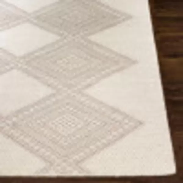 Artistic Weavers Dilwen Handmade Diamond Area Rug5 x 76Black36 x 56 Light Gray