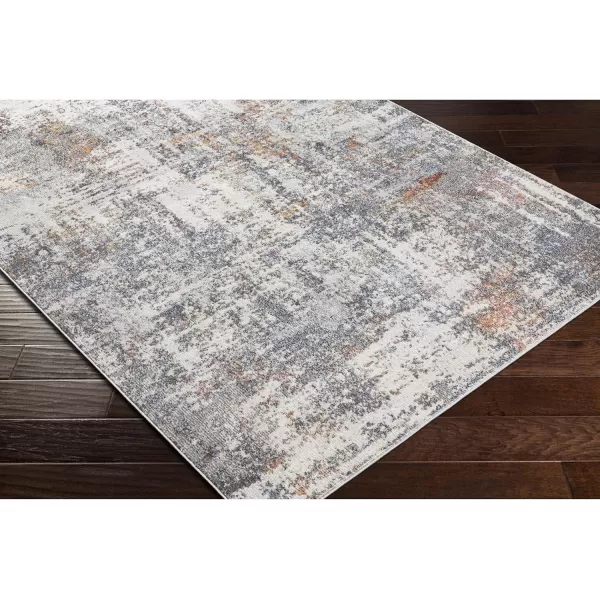 Artistic Weavers Doina Contemporary Striped Area Rug 710 x 10 OrangeGray53 x 7 OrangeGray