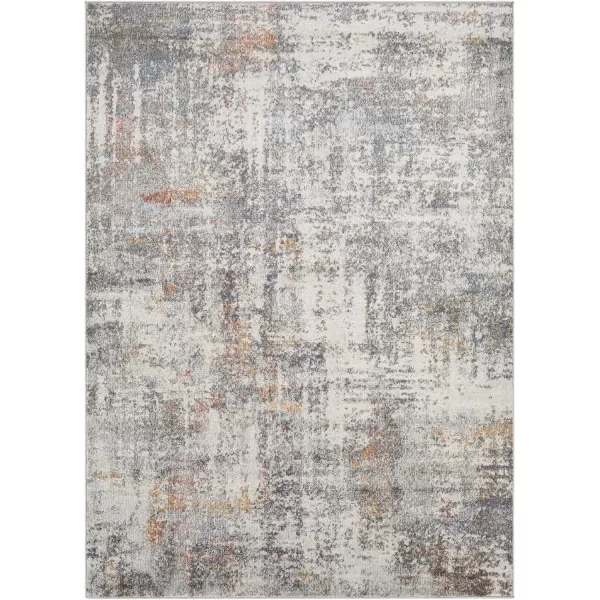 Artistic Weavers Doina Contemporary Striped Area Rug 710 x 10 OrangeGray53 x 7 OrangeGray