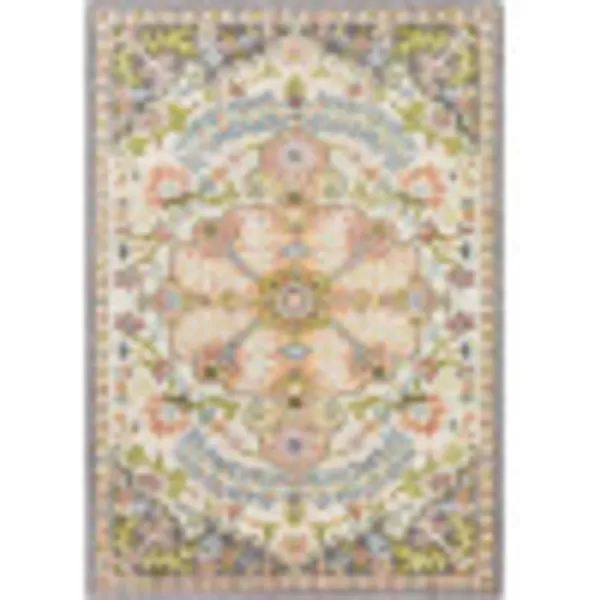 Artistic Weavers Donte Floral Medallion Area Rug 53 Square Terracotta2 x 3 Terracotta