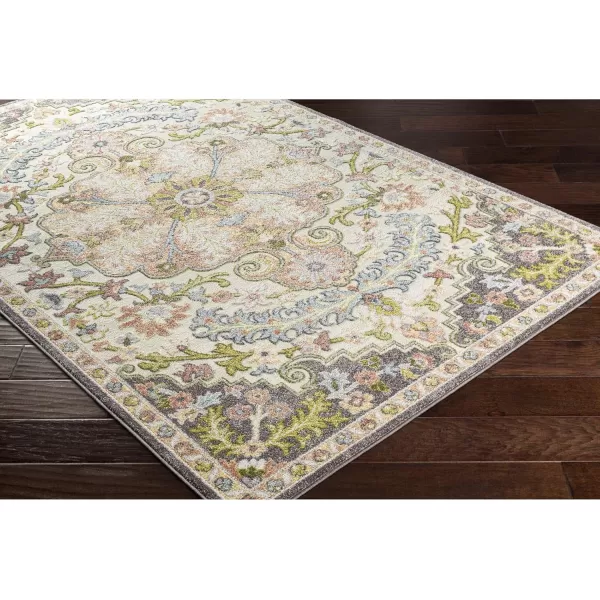 Artistic Weavers Donte Floral Medallion Area Rug 53 Square Terracotta53 Square Terracotta