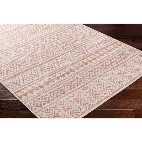 Artistic Weavers Eagean Global Tribal Outdoor Area Rug 53 x 77 Pink2 x 211 Pink