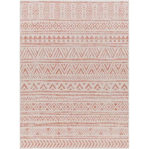 Artistic Weavers Eagean Global Tribal Outdoor Area Rug 53 x 77 Pink2 x 211 Pink