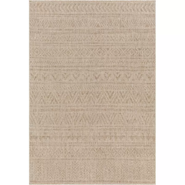 Artistic Weavers Eagean Global Tribal Outdoor Area Rug 53 x 77 Pink43 x 511 Light Brown