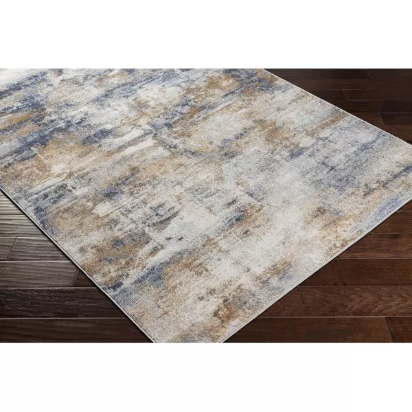 Artistic Weavers Edu Modern Abstract Area Rug 53 x 7 TanDenimArtistic Weavers Edu Modern Abstract Area Rug 53 x 7 TanDenim