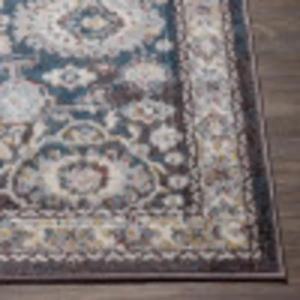 Artistic Weavers Edwina Vintage Floral Area Rug 52 x 7 Cream52 x 7 Blue