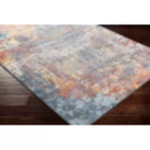 Artistic Weavers Eira Modern Abstract Area Rug52 x 7BlueOrange5 ft 3 in x 7 ft 3 in Blue  Orange