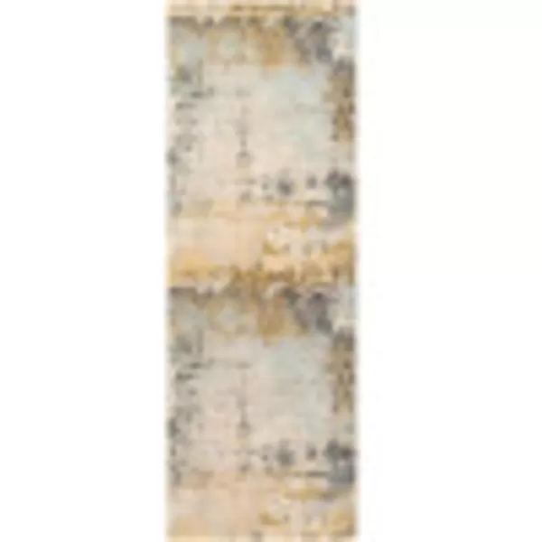 Artistic Weavers Elain Modern Abstract Area Rug 710 x 103 Mustard27 x 73 Mustard