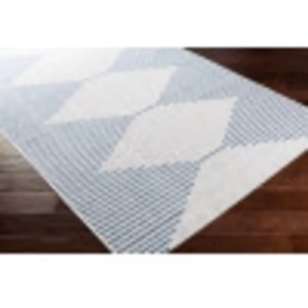 Artistic Weavers Esperanza Geometric Outdoor Area Rug 53 x 77 Bright Blue2 x 211 WhiteBright Blue